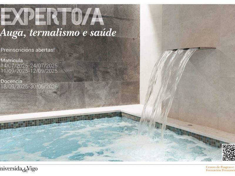 A UVigo forma unha nova xeira de especialistas en Auga, Termalismo e Saúde